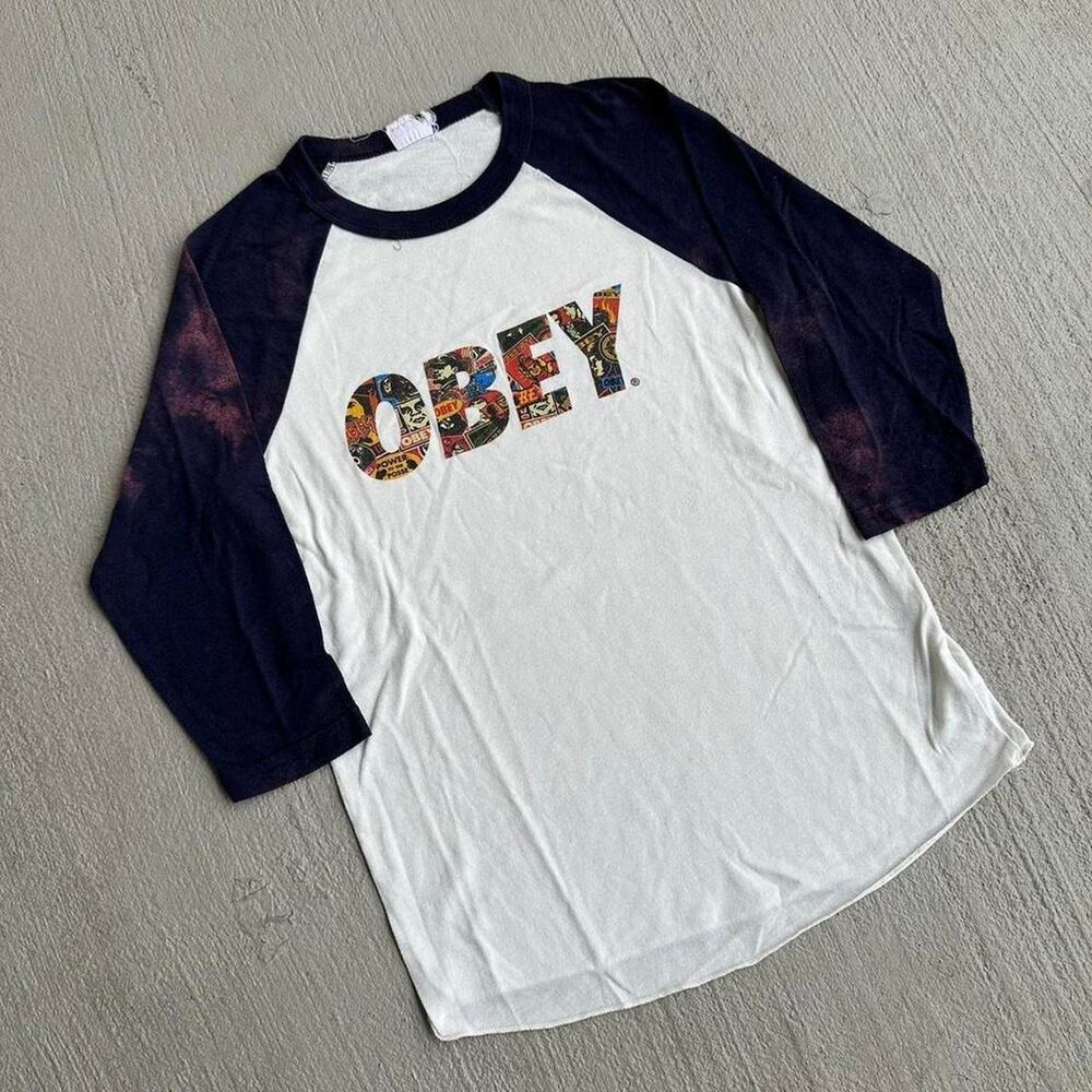Vintage 90s Obey Skater Graphic Tee